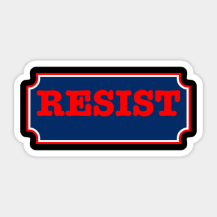 Resist Sticker